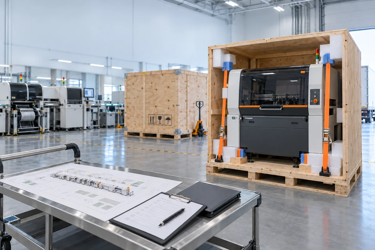 Illustrative shipment preparation: connect the line plan with packing and handover.