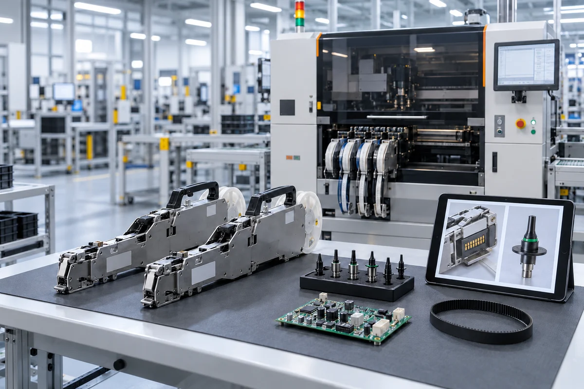 Illustrative equipment and parts setup: confirm compatibility for the specific configuration.