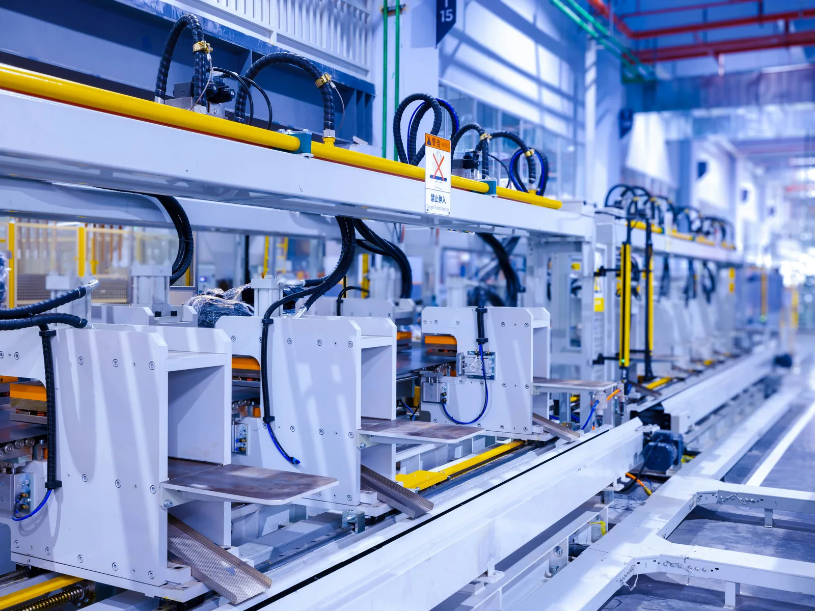 Automated electronics assembly line
